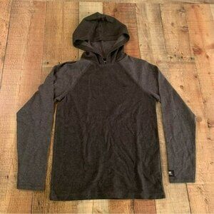 Vans boys long sleeve hooded shirt in color black gray -M